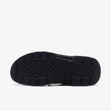 画像をギャラリービューアに読み込む, crocs GALLERY LEATHER SHOE BLACK/BLACK 3