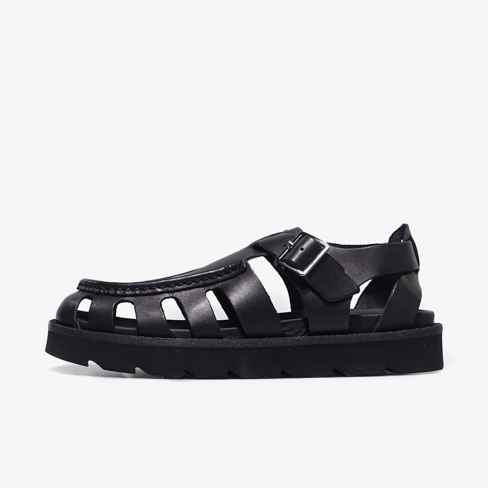 Clarks ORIGINALS MEARE BUCKLE BLACK LEATHER – mita sneakers