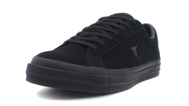 CONVERSE ONE STAR SUEDE BLACKMONOCHROME 1