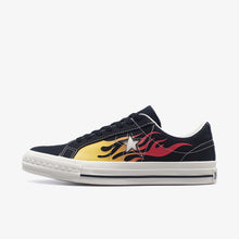 画像をギャラリービューアに読み込む, CONVERSE ONE STAR AGED CANVAS IGNT BLACK/RED FLAME 1