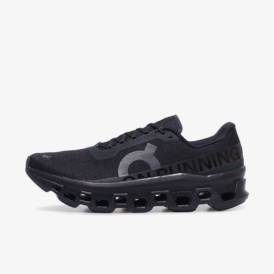 On CLOUDMONSTER 1 BLACK/BLACK – mita sneakers