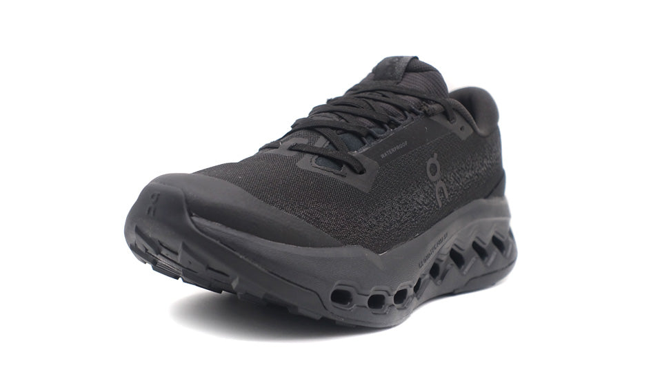On CLOUDSURFER TRAIL 2 WATERPROOF W BLACK/BLACK 1