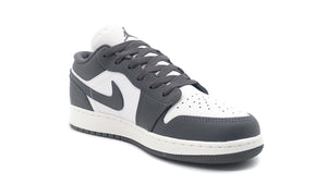 JORDAN BRAND AIR JORDAN 1 LOW GS "MICHAEL JORDAN" IRON GREY/SUMMIT WHITE 5