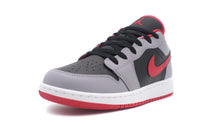 画像をギャラリービューアに読み込む, JORDAN BRAND AIR JORDAN 1 LOW GS &quot;MICHAEL JORDAN&quot; BLACK/FIRE RED/CEMENT GREY/WHITE 1