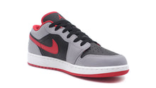 画像をギャラリービューアに読み込む, JORDAN BRAND AIR JORDAN 1 LOW GS &quot;MICHAEL JORDAN&quot; BLACK/FIRE RED/CEMENT GREY/WHITE 5