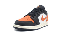 画像をギャラリービューアに読み込む, JORDAN BRAND AIR JORDAN 1 LOW GS &quot;MICHAEL JORDAN&quot; BLACK/STARFISH/WHITE/SAIL 1