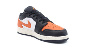 JORDAN BRAND AIR JORDAN 1 LOW GS "MICHAEL JORDAN" BLACK/STARFISH/WHITE/SAIL 5