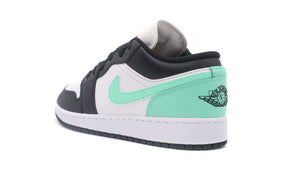 JORDAN BRAND AIR JORDAN 1 LOW GS "MICHAEL JORDAN" WHITE/BLACK/GREEN GLOW 2