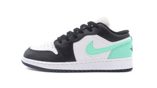 画像をギャラリービューアに読み込む, JORDAN BRAND AIR JORDAN 1 LOW GS &quot;MICHAEL JORDAN&quot; WHITE/BLACK/GREEN GLOW 3