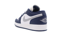 画像をギャラリービューアに読み込む, JORDAN BRAND AIR JORDAN 1 LOW GS &quot;MICHAEL JORDAN&quot; WHITE/WOLF GREY/MIDNIGHT NAVY 2