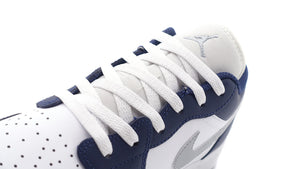 JORDAN BRAND AIR JORDAN 1 LOW GS "MICHAEL JORDAN" WHITE/WOLF GREY/MIDNIGHT NAVY 6