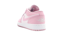画像をギャラリービューアに読み込む, JORDAN BRAND AIR JORDAN 1 LOW GS &quot;MICHAEL JORDAN&quot;  MEDIUM SOFT PINK/PEARL PINK/WHITE 2