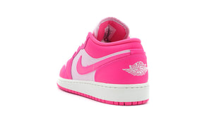 JORDAN BRAND AIR JORDAN 1 LOW GS "MICHAEL JORDAN" PINK FOAM/HYPER PINK/SUMMIT WHITE 2