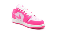 画像をギャラリービューアに読み込む, JORDAN BRAND AIR JORDAN 1 LOW GS &quot;MICHAEL JORDAN&quot; PINK FOAM/HYPER PINK/SUMMIT WHITE 5