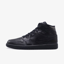 画像をギャラリービューアに読み込む, JORDAN BRAND AIR JORDAN 1 MID "TRIPLE BLACK" "MICHAEL JORDAN" BLACK/BLACK/BLACK 1