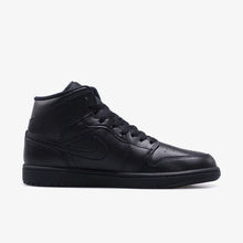 画像をギャラリービューアに読み込む, JORDAN BRAND AIR JORDAN 1 MID "TRIPLE BLACK" "MICHAEL JORDAN" BLACK/BLACK/BLACK 2