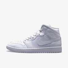 画像をギャラリービューアに読み込む, JORDAN BRAND AIR JORDAN 1 MID "TRIPLE WHITE" "MICHAEL JORDAN" WHITE/WHITE/WHITE 1