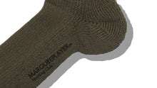 画像をギャラリービューアに読み込む, MARQUEE PLAYER HYBRID RIB SOCKS &quot;Made in JAPAN&quot; OLIVE 2