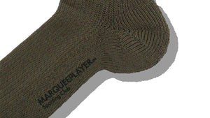 MARQUEE PLAYER HYBRID RIB SOCKS "Made in JAPAN" OLIVE 2