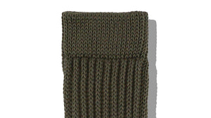 MARQUEE PLAYER HYBRID RIB SOCKS "Made in JAPAN" OLIVE 3