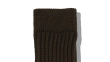 画像をギャラリービューアに読み込む, MARQUEE PLAYER HYBRID RIB SOCKS &quot;Made in JAPAN&quot; DARK BROWN 3