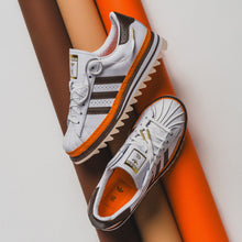 画像をギャラリービューアに読み込む, adidas Originals CLOT EX ORANGE SUPERSTAR BY EC "EDISON CHEN / CLOT" CLOUD WHITE/COFFEE/UNITY ORANGE