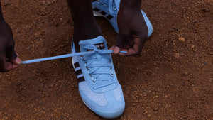 adidas WB NYLON SAMBA "WALES BONNER" SUPPLIER COLOUR/WONDER WHITE/ASH BLUE 9