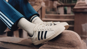 adidas Originals WB SAMBA "WALES BONNER" COLLEGIATE NAVY/WONDER WHITE/NIGHT RED 9
