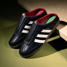 画像をギャラリービューアに読み込む, adidas Originals SAMBA MULE VNV "VEGNONVEG" "CONSORTIUM" CORE BLACK/OFF WHITE/GUM