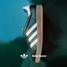 画像をギャラリービューアに読み込む, adidas Originals WB GAZELLE CROC "WALES BONNER" CRYSTAL SKY/GREEN NIGHT/POWER BLUE