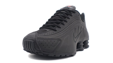 NIKE (WMNS) SHOX R4 BLACK/BLACK/BLACK/MAX ORANGE 1