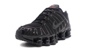 NIKE (WMNS) SHOX TL  BLACK/BLACK/METALLIC HEMATITE/MAX ORANGE 1
