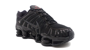 NIKE (WMNS) SHOX TL  BLACK/BLACK/METALLIC HEMATITE/MAX ORANGE 5