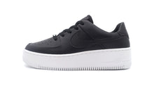 画像をギャラリービューアに読み込む, NIKE (WMNS) AIR FORCE 1 SAGE LOW BLACK/BLACK/WHITE 3