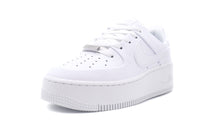 画像をギャラリービューアに読み込む, NIKE (WMNS) AIR FORCE 1 SAGE LOW WHITE/WHITE/WHITE 1