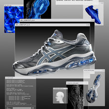 画像をギャラリービューアに読み込む, ASICS SportStyle GEL-KINETIC 2.0  PURE SILVER/BLUE COAST