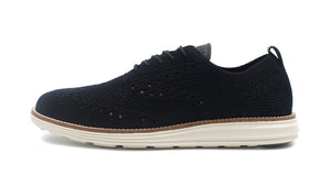 COLE HAAN ORIGINAL GRAND STITCHLITE KNIT WINGTIP OXFORD BLACK/IVORY 3