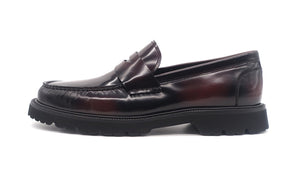 COLE HAAN AMERICAN CLASSICS PENNY LOAFER DEEP BURGUNDY/BLACK 3