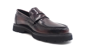 COLE HAAN AMERICAN CLASSICS PENNY LOAFER DEEP BURGUNDY/BLACK 5
