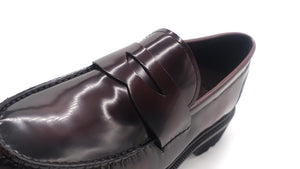 COLE HAAN AMERICAN CLASSICS PENNY LOAFER DEEP BURGUNDY/BLACK 6