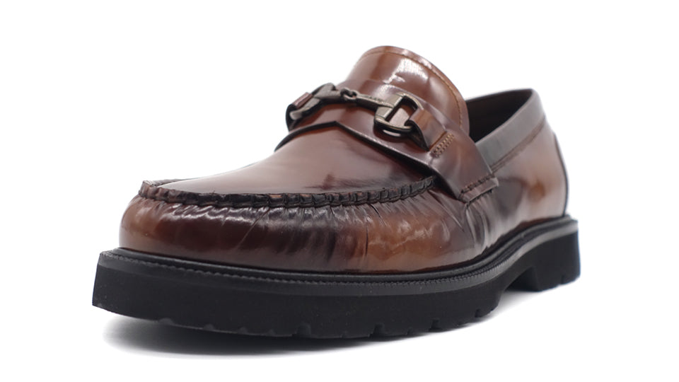 COLE HAAN AMERICAN CLASSICS BIT LOAFER CH DARK CHOCOLATE BOX BRUSH OFF/BLACK 1