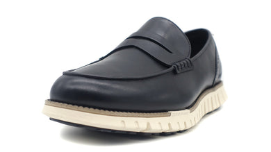 COLE HAAN ZEROGRAND REMASTERED PENNY LOAFER  BLACK/NATURAL TAN/IVORY 1