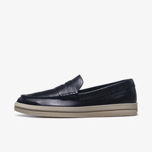 画像をギャラリービューアに読み込む, COLE HAAN PINCH LONG WEEKENDER PENNY LOAFER  BLACK/ANGORA 1