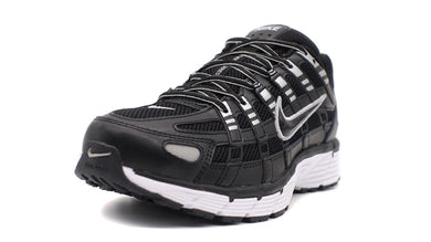 NIKE P-6000 BLACK/BLACK/WHITE/METALLIC SILVER 1