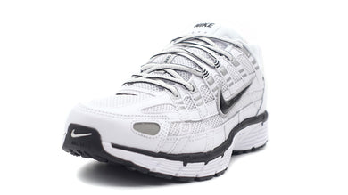 NIKE P-6000 WHITE/BLACK/METALLIC SILVER/BLACK 1