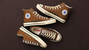 CONVERSE CANVAS ALL STAR J HI "Made in JAPAN" SADOLE BROWN