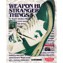 画像をギャラリービューアに読み込む, CONVERSE WEAPON HI STRANGER THINGS 5 &quot;STRANGER THINGS&quot;  GREEN/WHITE