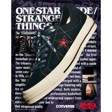 画像をギャラリービューアに読み込む, CONVERSE ONE STAR SUEDE STRANGER THINGS 5 &quot;STRANGER THINGS&quot;  BLACK