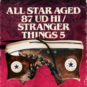 SF・ファンタジー・ホラー ALL STAR AGED 87 UD HI / STRANGER THINGS CONVERSE ALL STAR AGED 87 UD HI STRANGER THINGS 5 