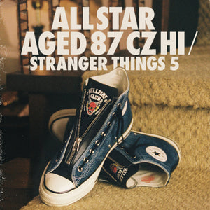 CONVERSE ALL STAR AGED 87 CZ HI STRANGER THINGS 5 